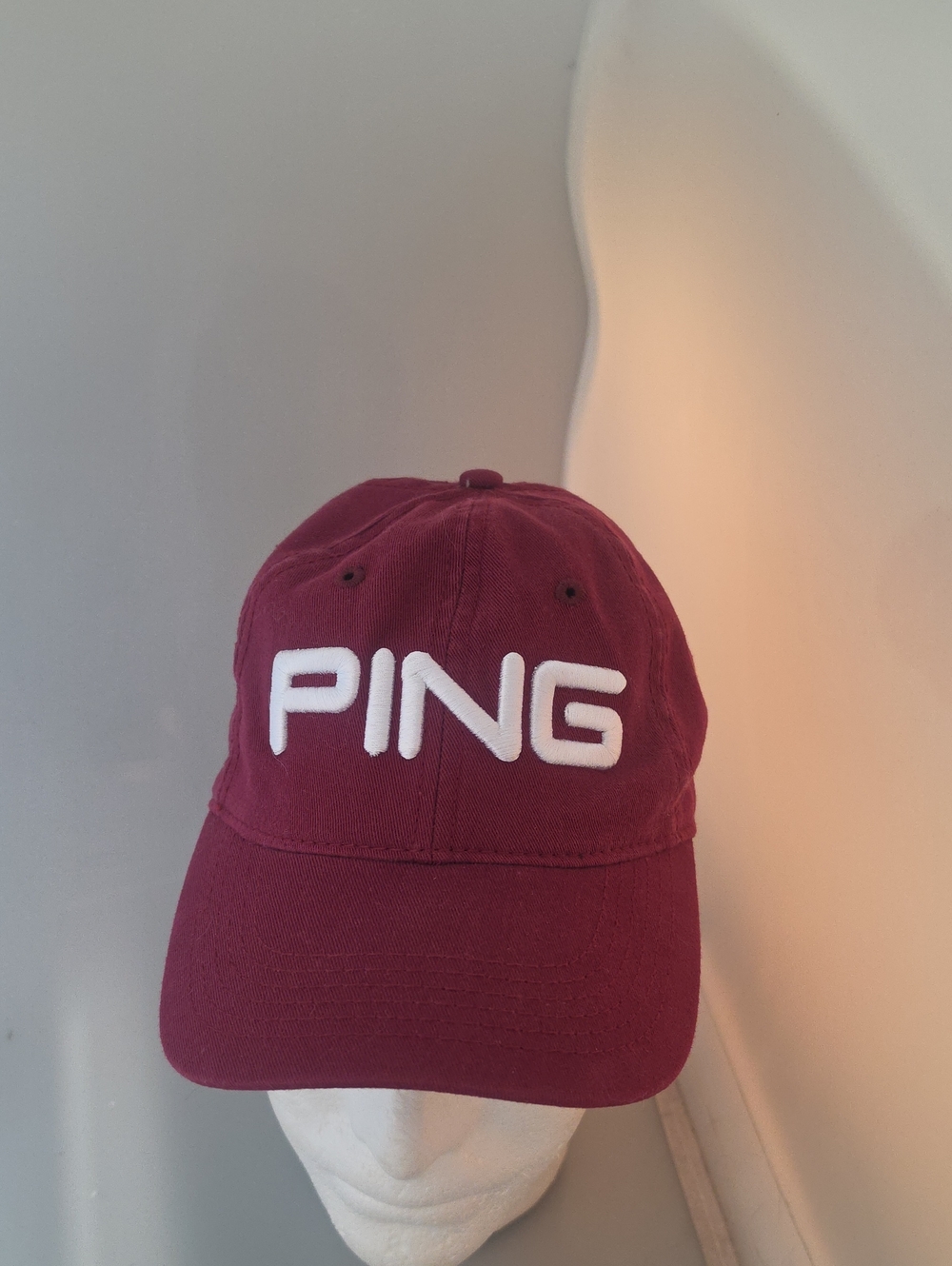 PING ASU Men's Maroon Cap with White Embroidered Logo